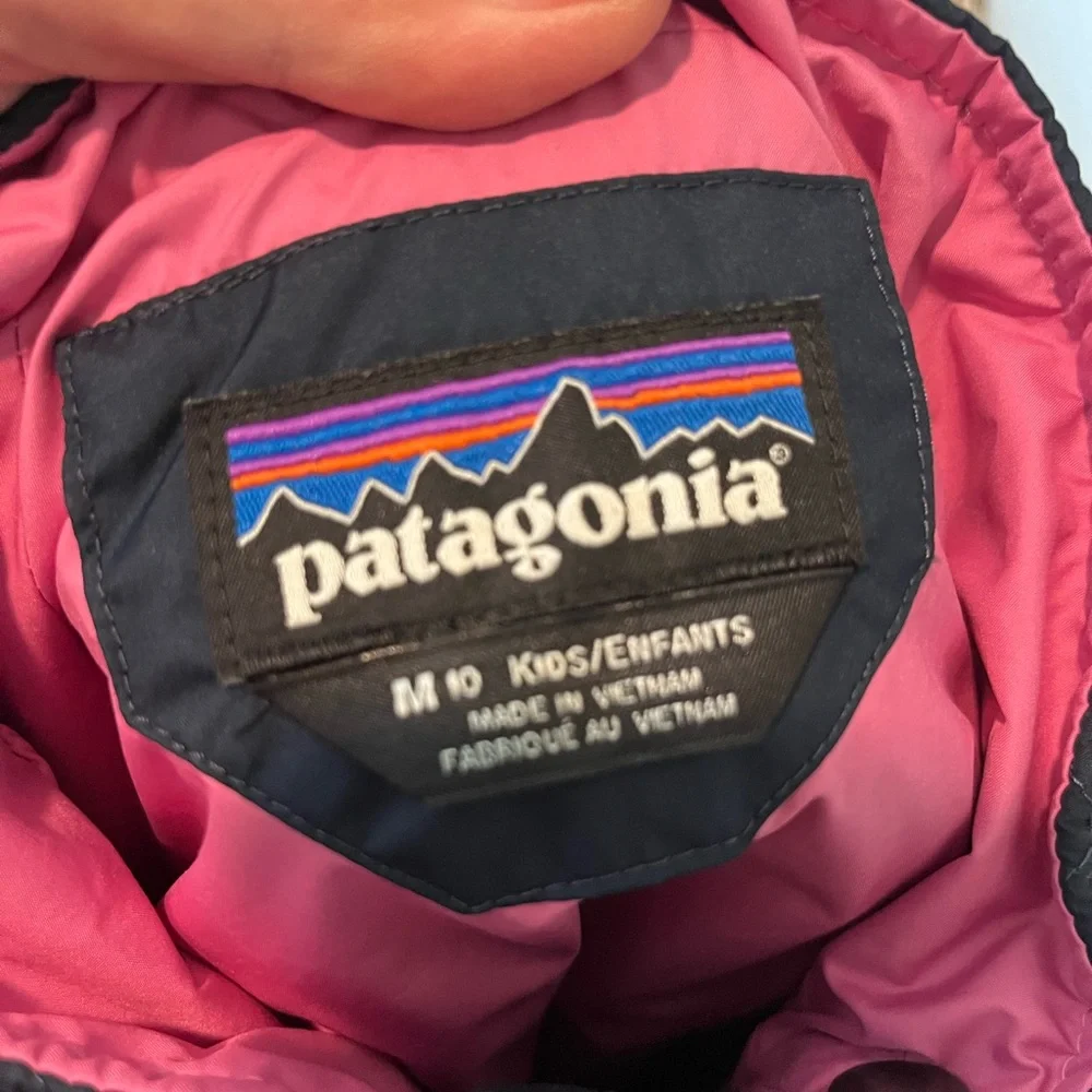 Patagonia Girks Quilted Jacket - Navy Blue - Picture 5 of 5